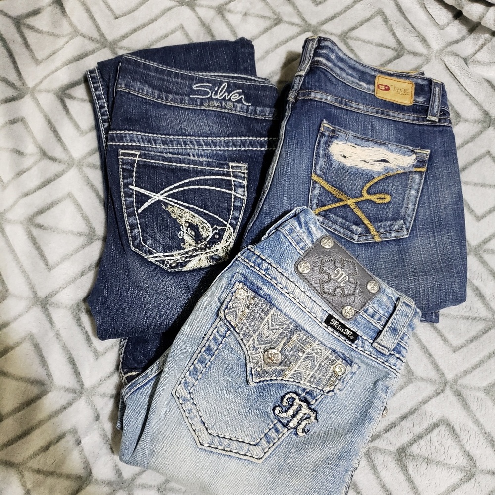 Miss Me capris, BKE capris, Silver Jeans